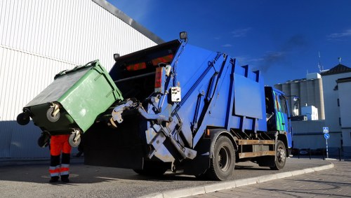 Residents utilizing waste removal services in Wood Green