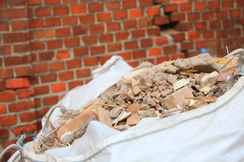 Employees engaging in sustainable waste practices in Wood Green